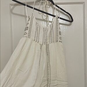 O'Neill White Halter Dress